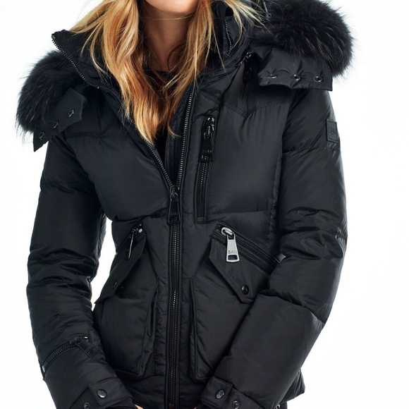 SAM. Detachable Fur Hood Jetset Puffer Jacket - Picture 2 of 14